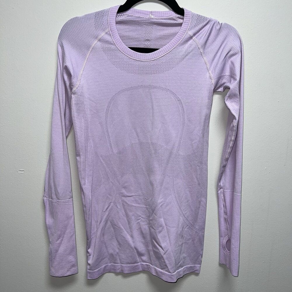 Lululemon Swiftly Tech Long Sleeve 2.0 Lavender women’s size 6 / small